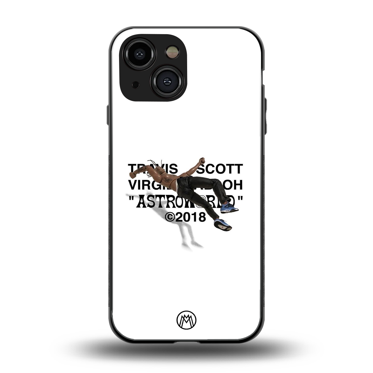 travis scott back phone cover | glass case for iphone 13 mini