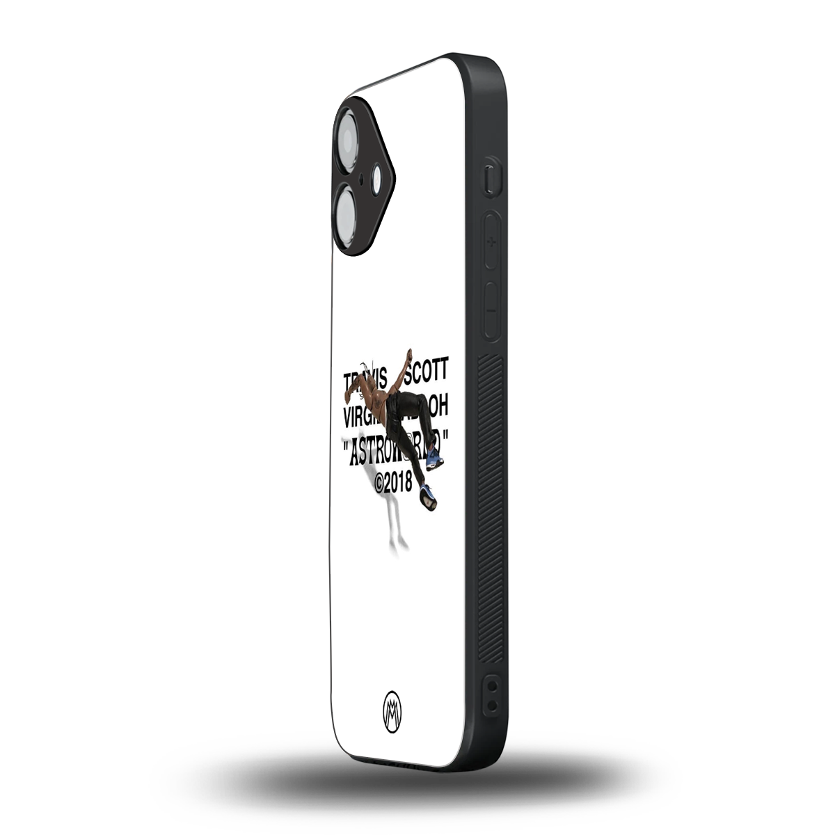 travis scott back phone cover | glass case for iphone 16 plus