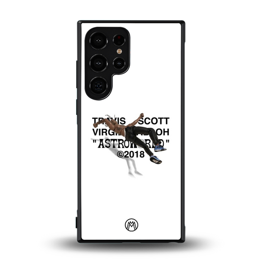 travis scott back phone cover | glass case for samsung galaxy s24 ultra