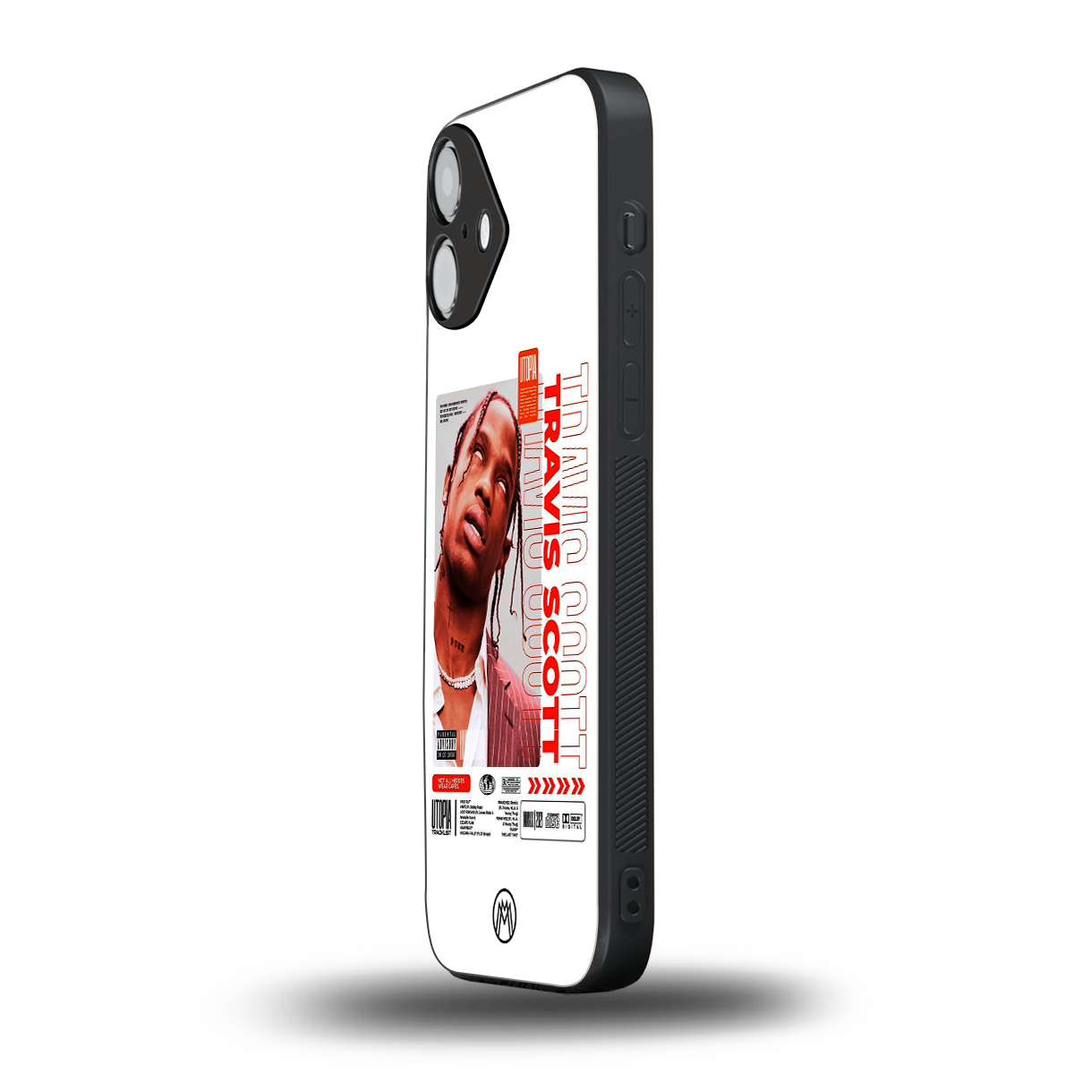 travis scott utopia back phone cover | glass case for iphone 16 plus