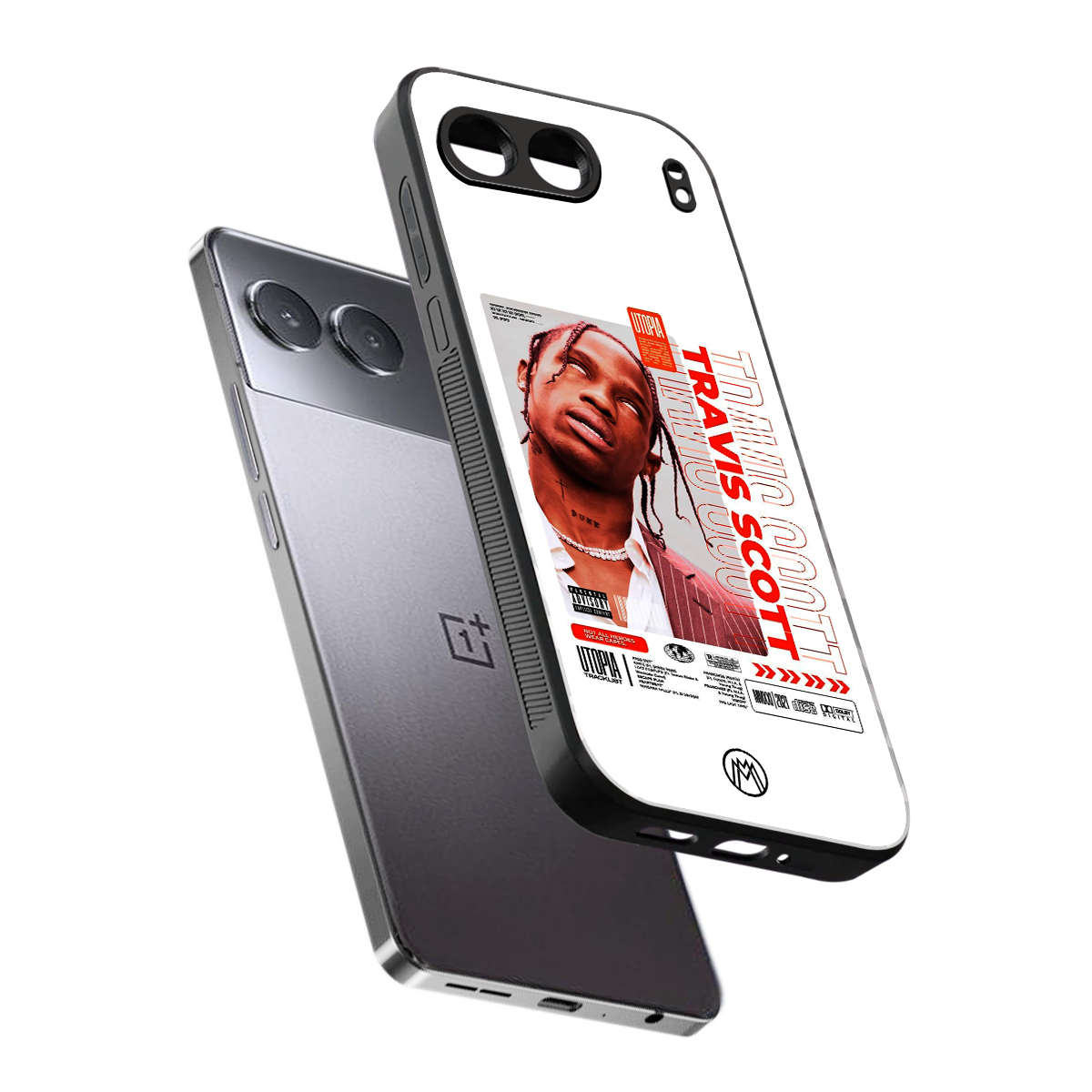 travis scott utopia back phone cover | glass case for oneplus nord 4