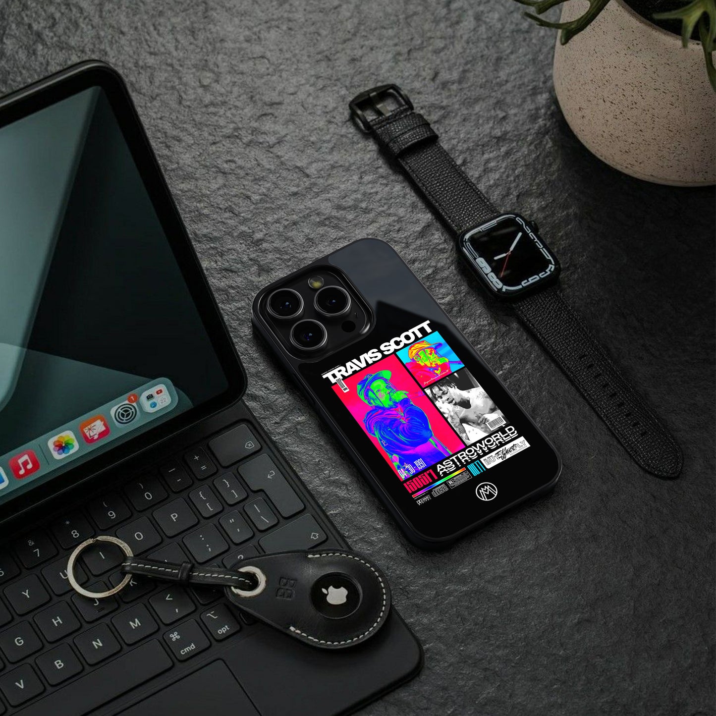 travis scott astroworld back phone cover | glass case for google pixel 9 pro