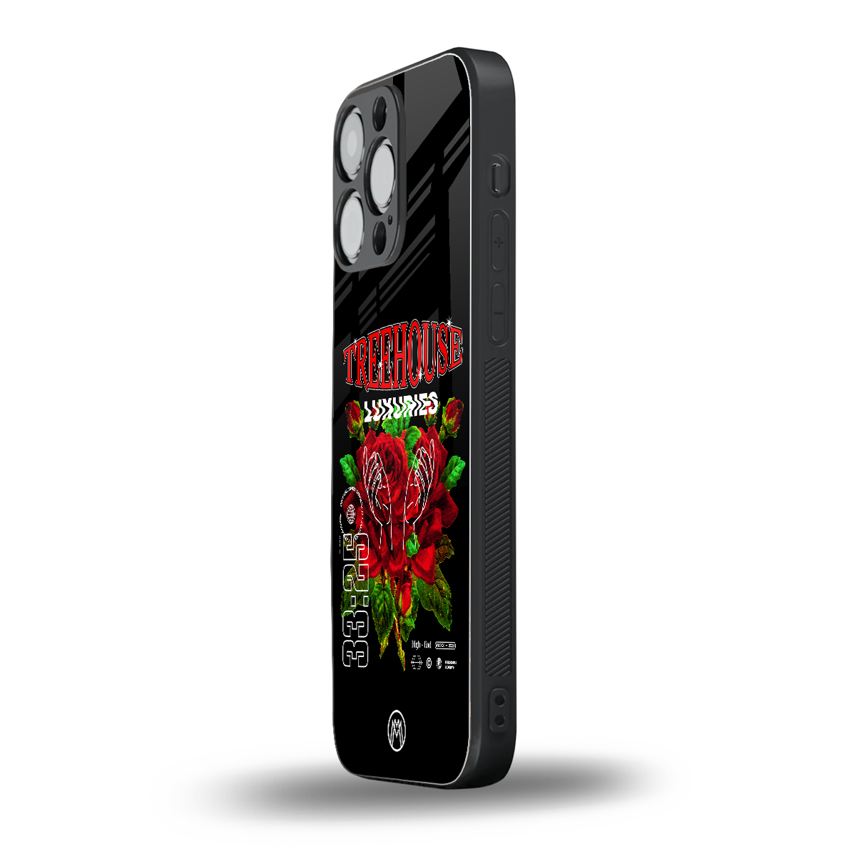 treehouse back phone cover | glass case for iphone 14 pro max