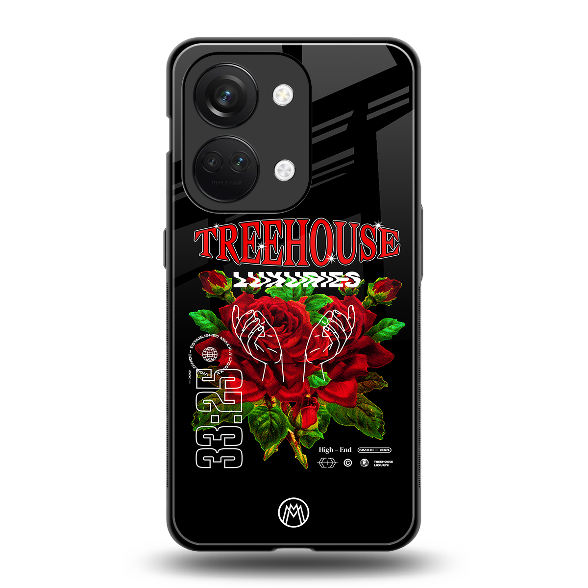 treehouse back phone cover | glass case for oneplus nord 3