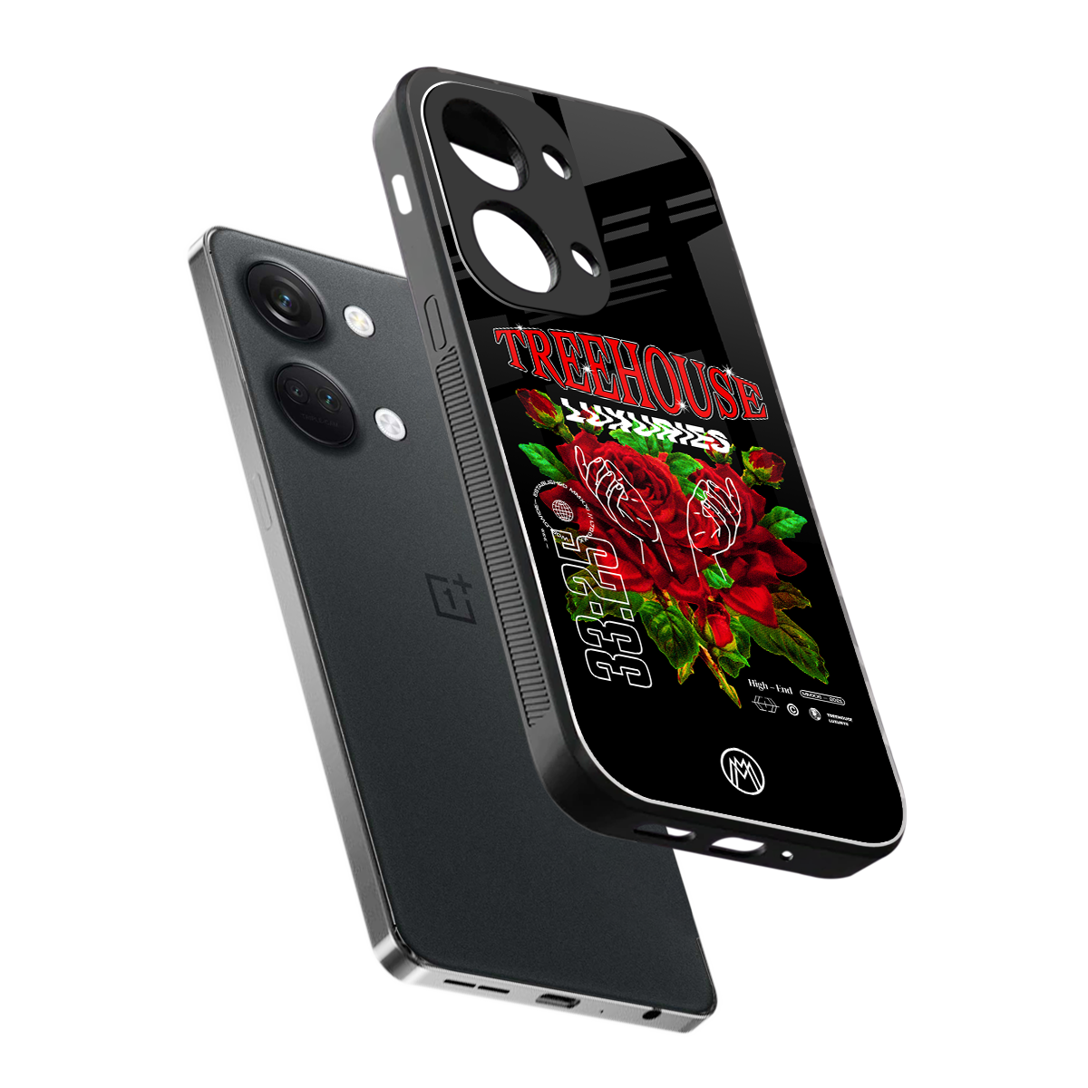 treehouse back phone cover | glass case for oneplus nord 3