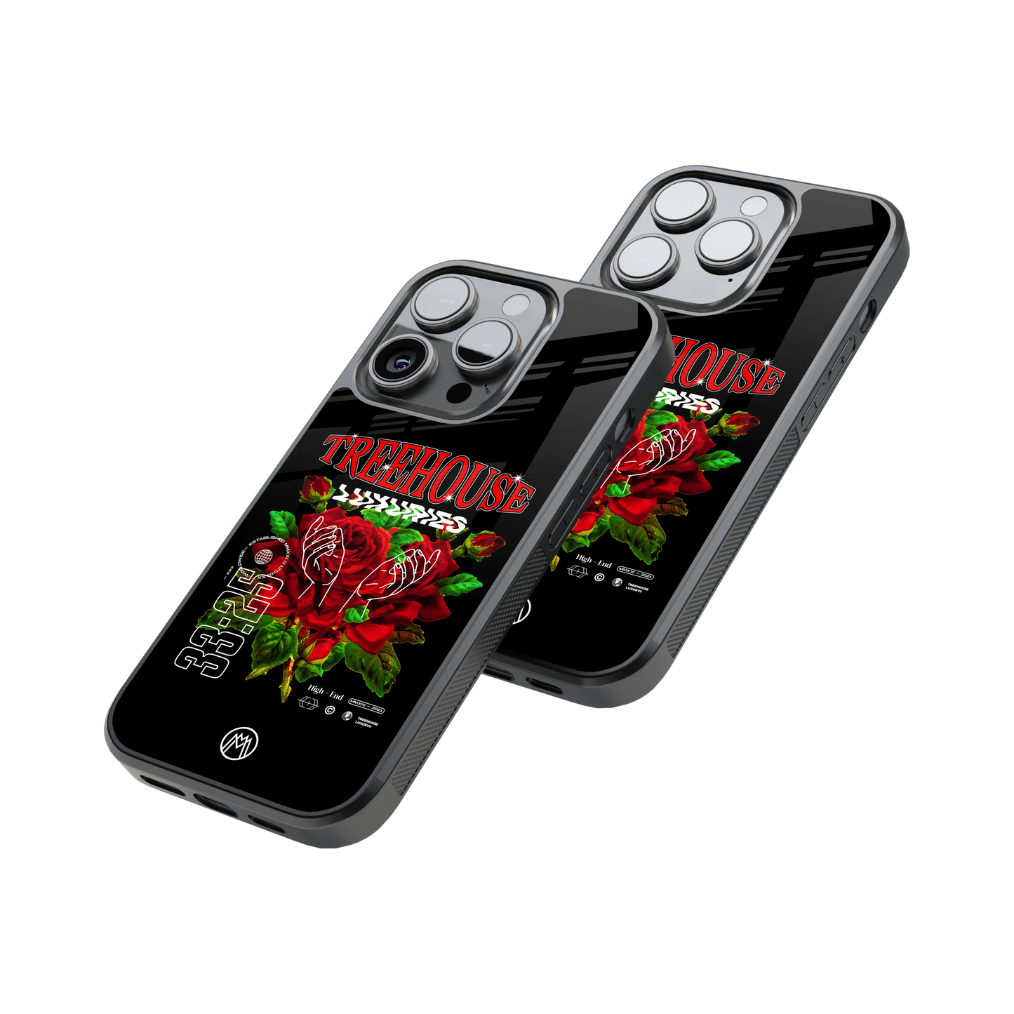 Protective Glass Back Phone Case Compatible with iPhone, Samsung, OnePlus, Pixel & More