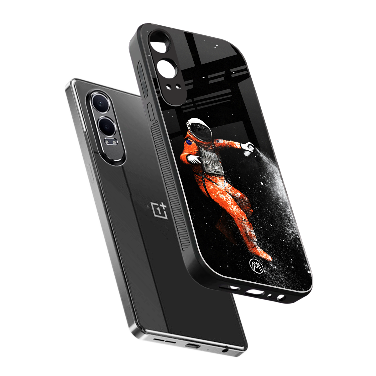 trippy astronaut back phone cover | glass case for oneplus nord ce 4 lite