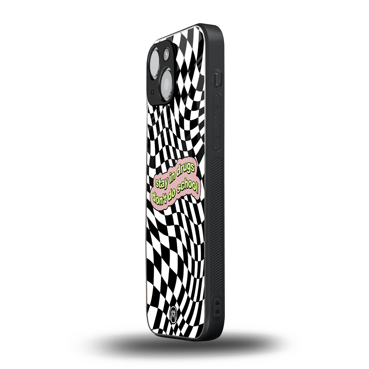 trippy high life back phone cover | glass case for iphone 13 mini