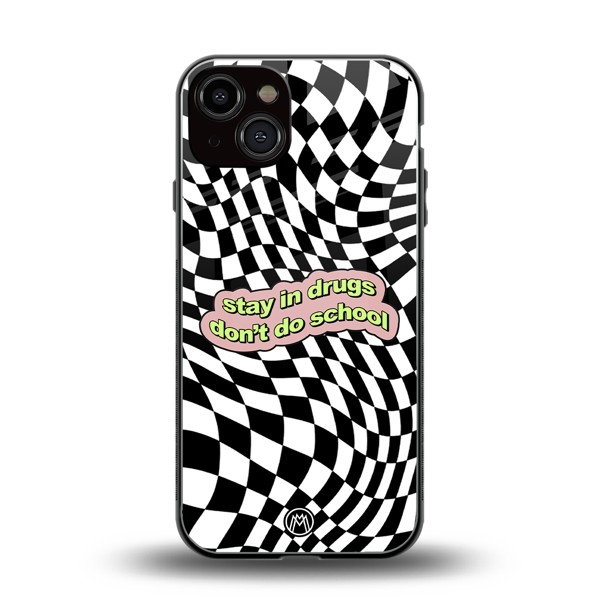 trippy high life back phone cover | glass case for iphone 13