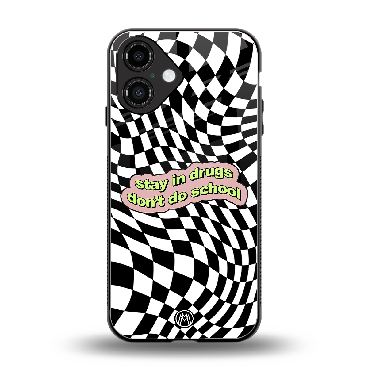 trippy high life back phone cover | glass case for iphone 16