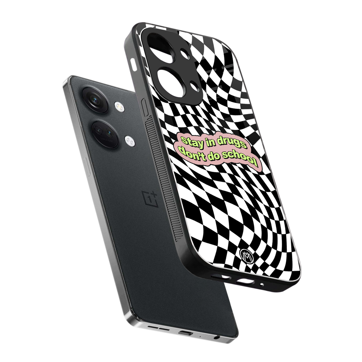 trippy high life back phone cover | glass case for oneplus nord 3