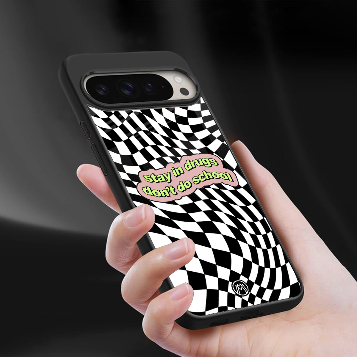 trippy high life back phone cover | glass case for google pixel 9 pro