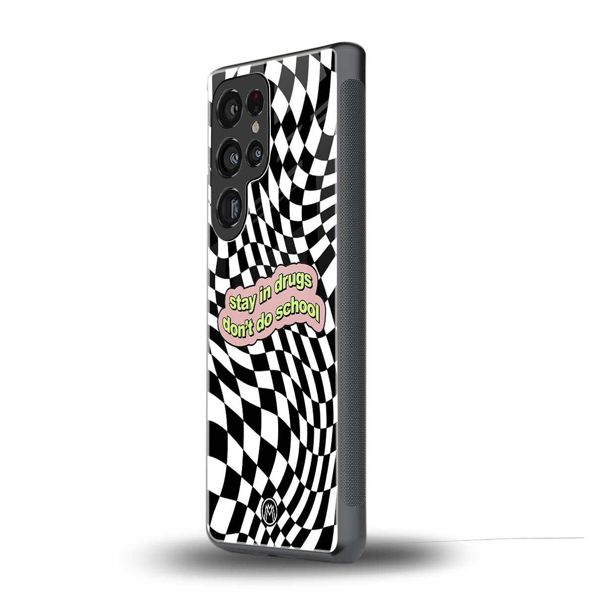 trippy high life back phone cover | glass case for samsung galaxy s25 ultra