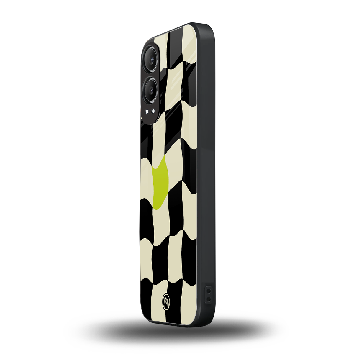 trippy pastel checks back phone cover | glass case for oneplus nord ce 4 lite