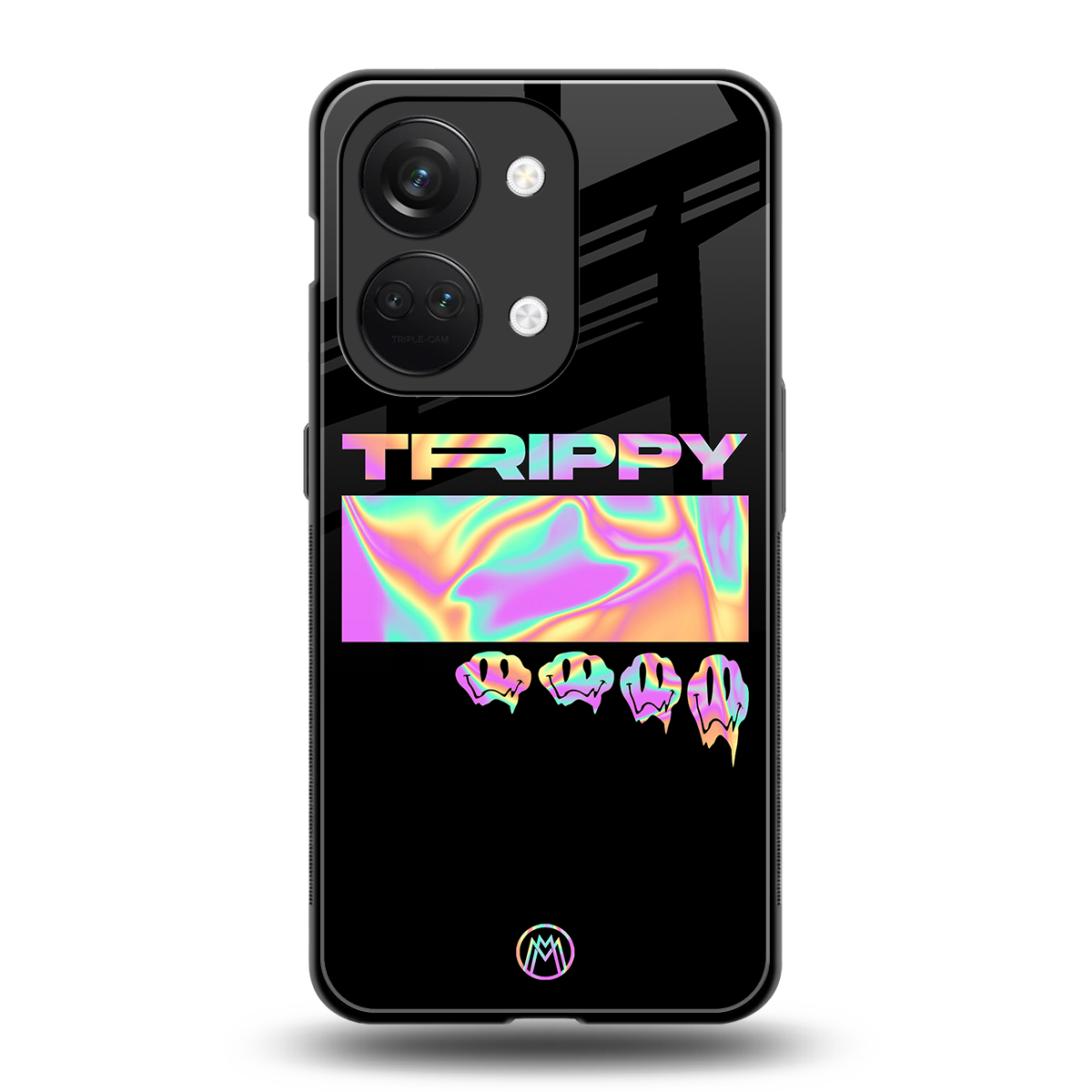 trippy trippy back phone cover | glass case for oneplus nord 3