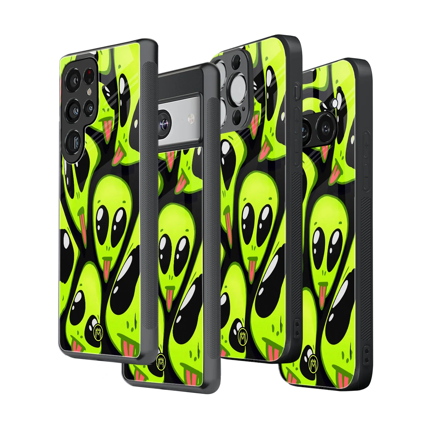 Stylish Glass Back Case for All Smartphones โ iPhone, Samsung, OnePlus, Pixel, Redmi, Oppo, Vivo, Motorola