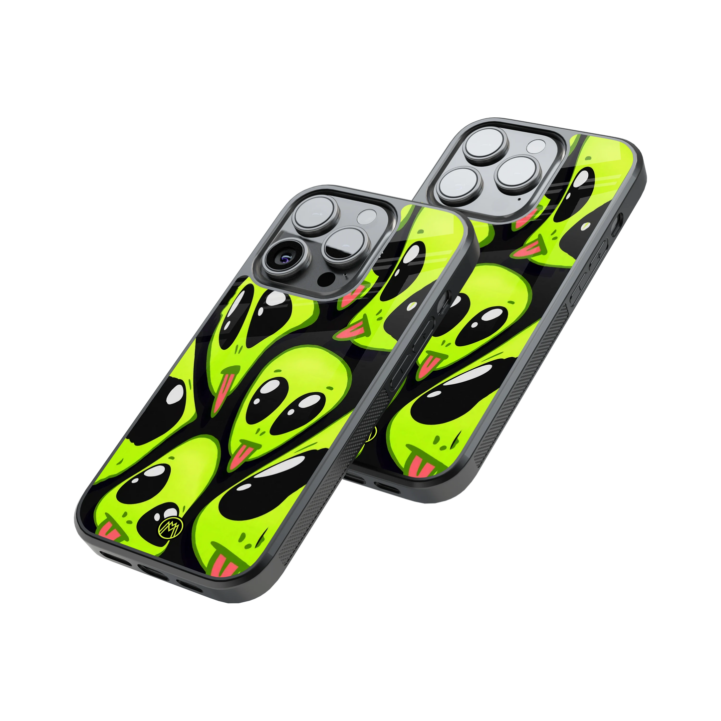 Protective Glass Back Phone Case Compatible with iPhone, Samsung, OnePlus, Pixel & More