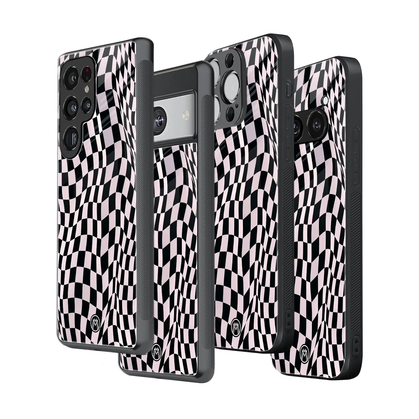 Stylish Glass Back Case for All Smartphones โ iPhone, Samsung, OnePlus, Pixel, Redmi, Oppo, Vivo, Motorola