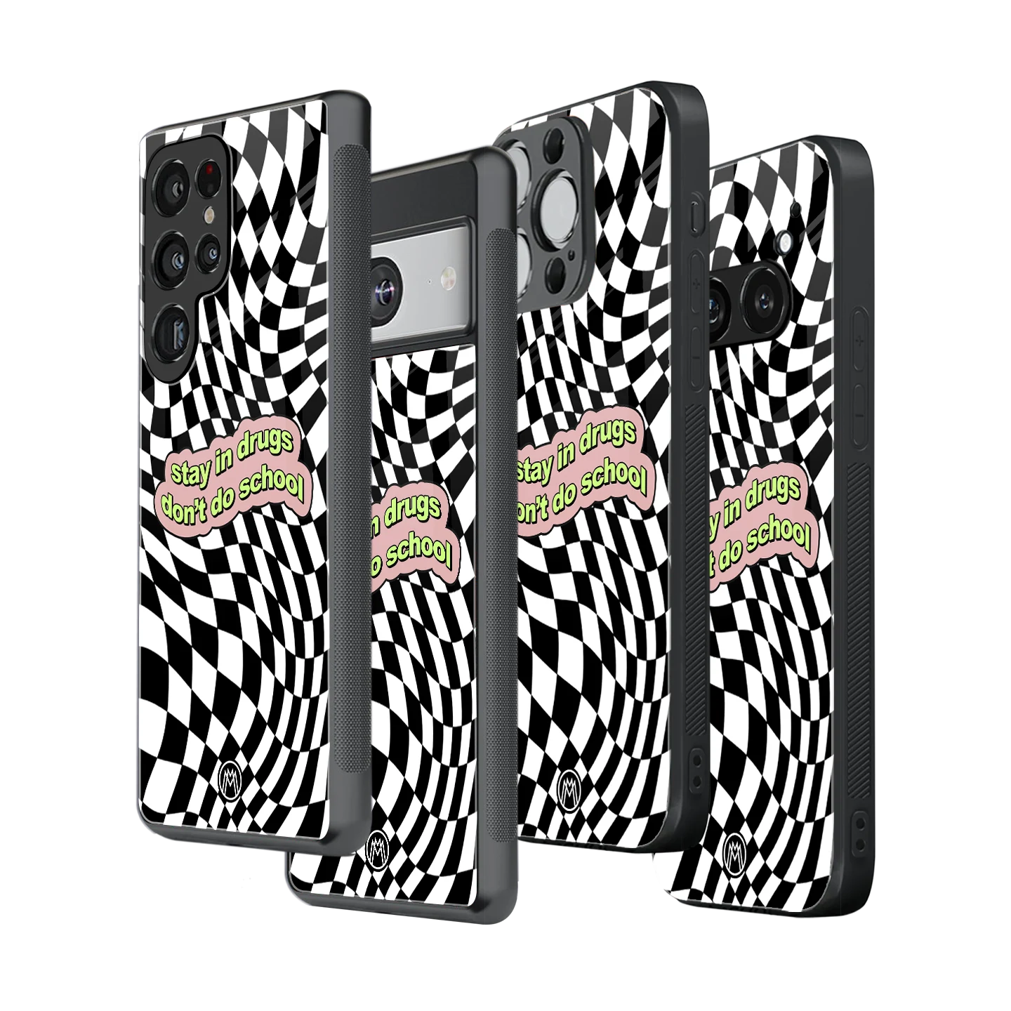 Stylish Glass Back Case for All Smartphones โ iPhone, Samsung, OnePlus, Pixel, Redmi, Oppo, Vivo, Motorola
