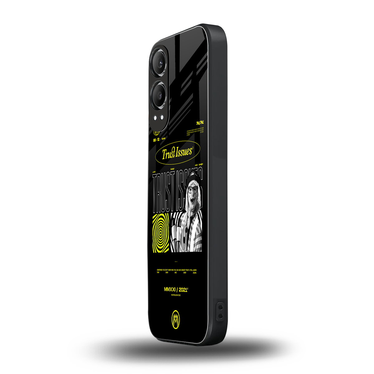 trust issues back phone cover | glass case for oneplus nord ce 4 lite