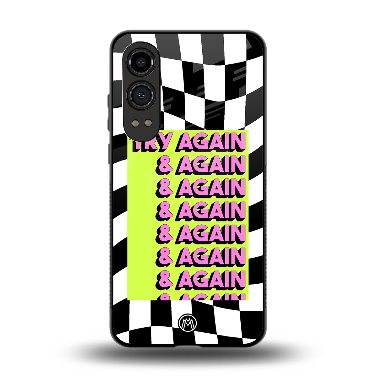 try again back phone cover | glass case for oneplus nord ce 4 lite