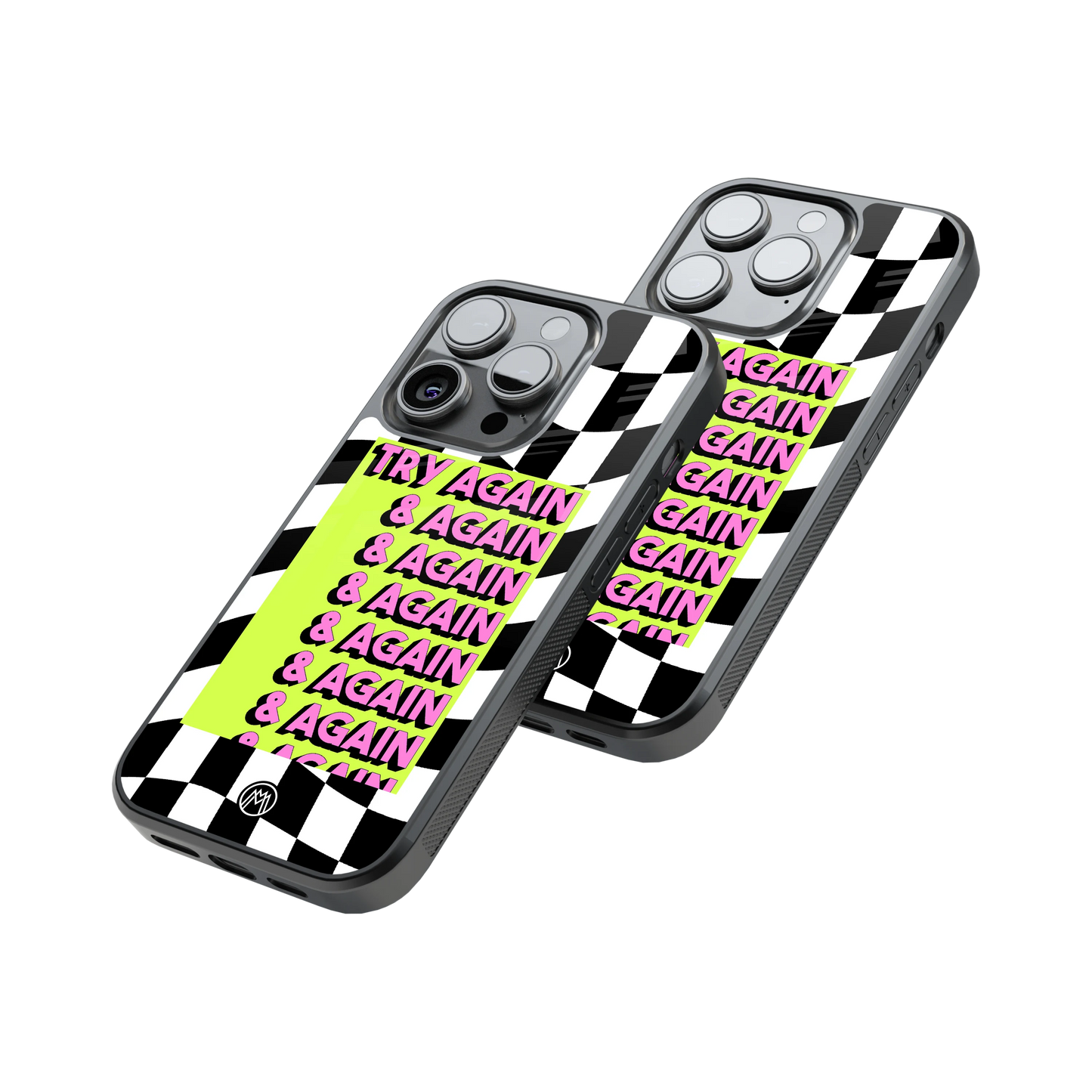 Protective Glass Back Phone Case Compatible with iPhone, Samsung, OnePlus, Pixel & More