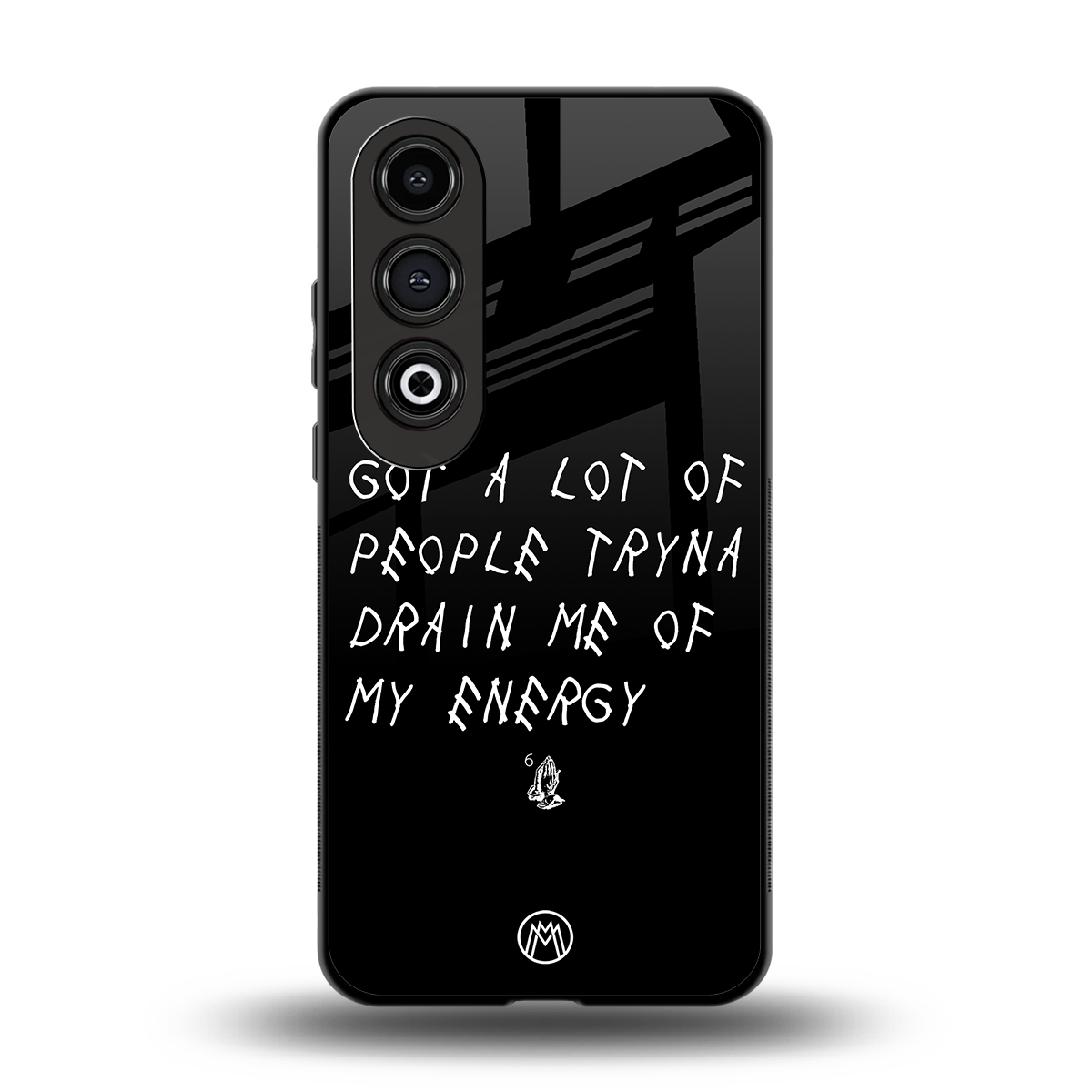 tryna drain my energy back phone cover | glass case for oneplus nord ce 4