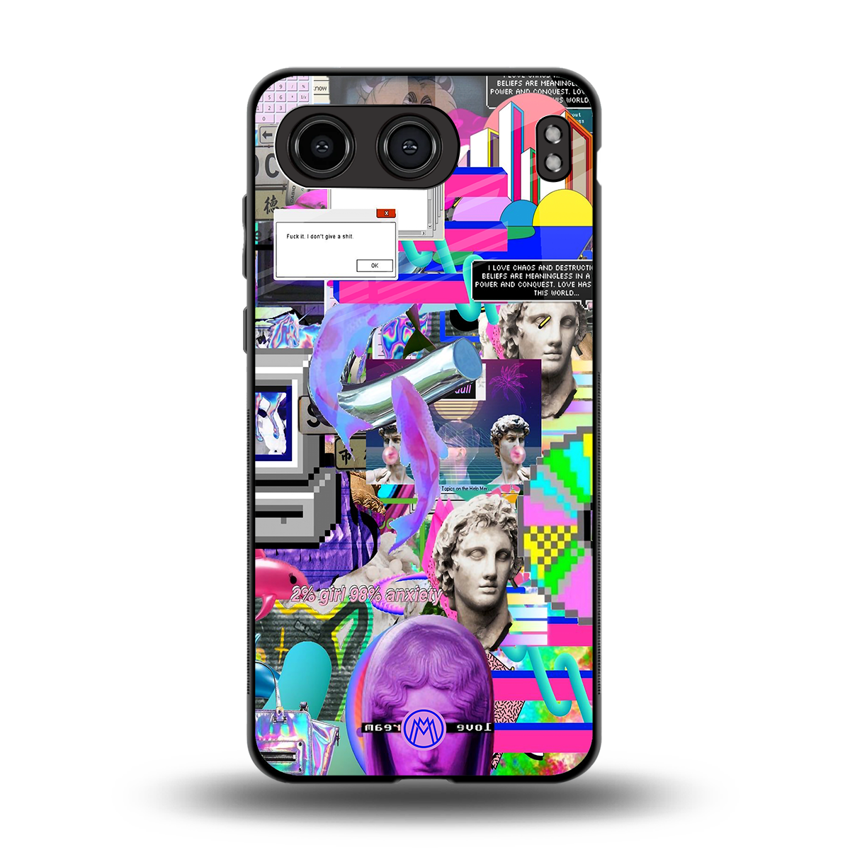 unbothered back phone cover | glass case for oneplus nord 4