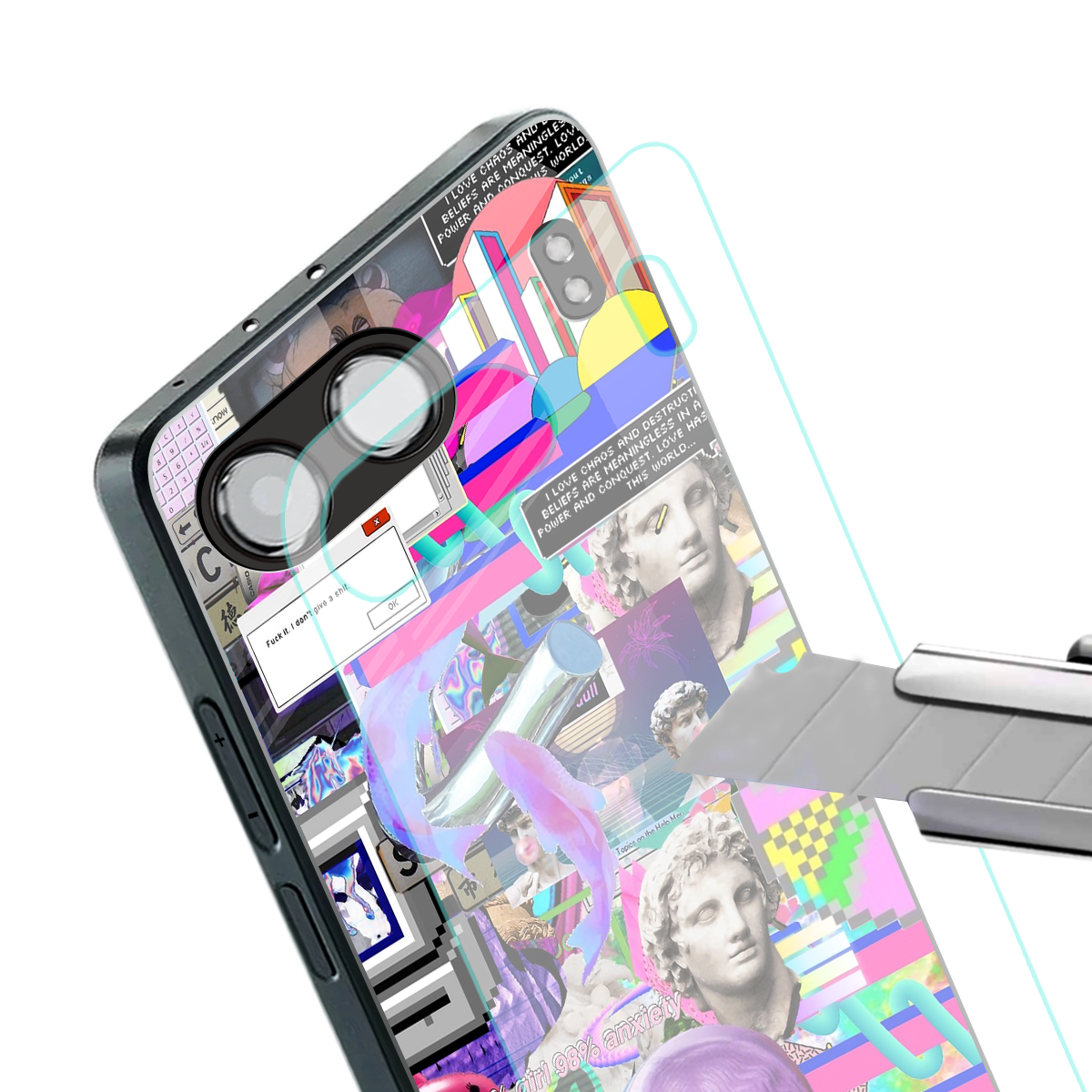 unbothered back phone cover | glass case for oneplus nord 4