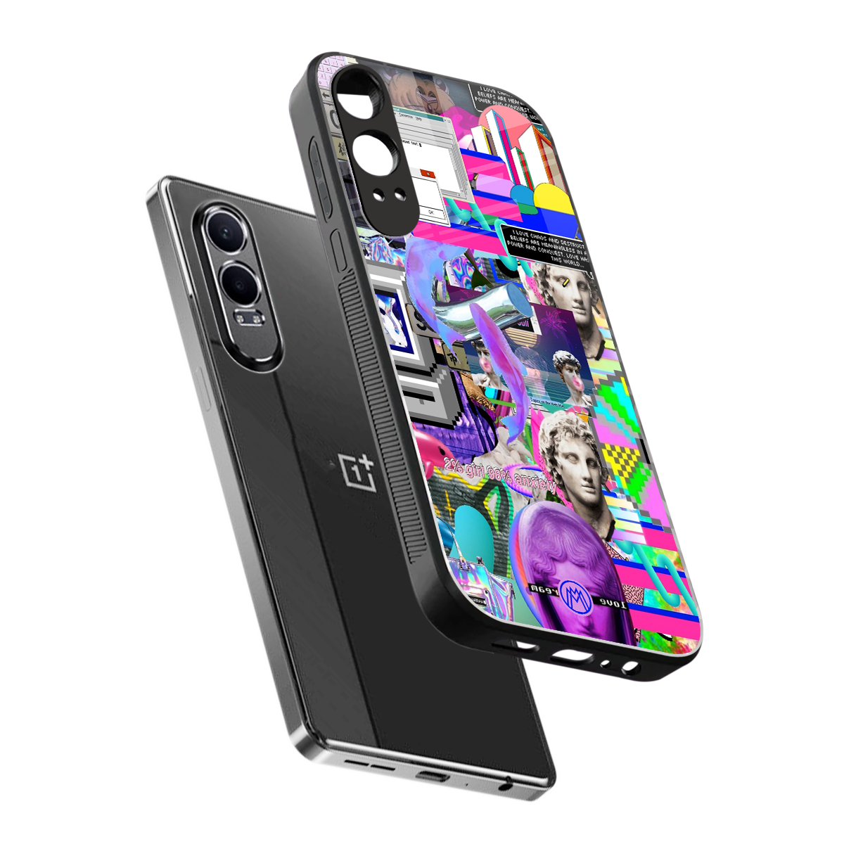 unbothered back phone cover | glass case for oneplus nord ce 4 lite