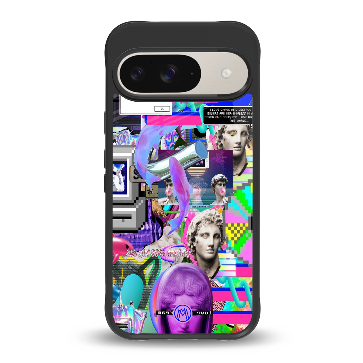 unbothered back phone cover | glass case for google pixel 9