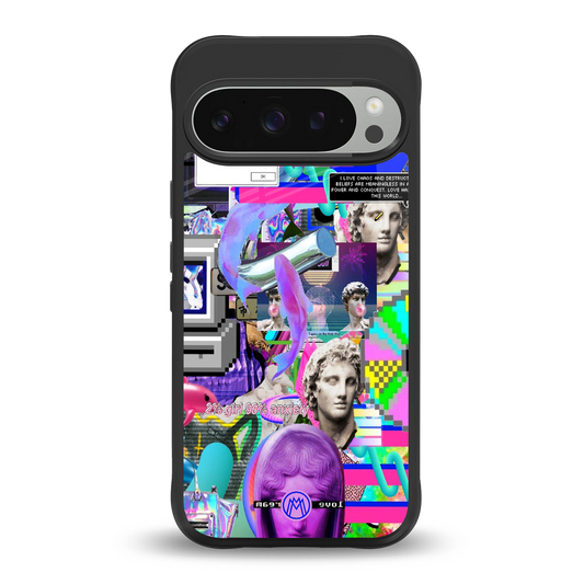 unbothered back phone cover | glass case for google pixel 9 pro