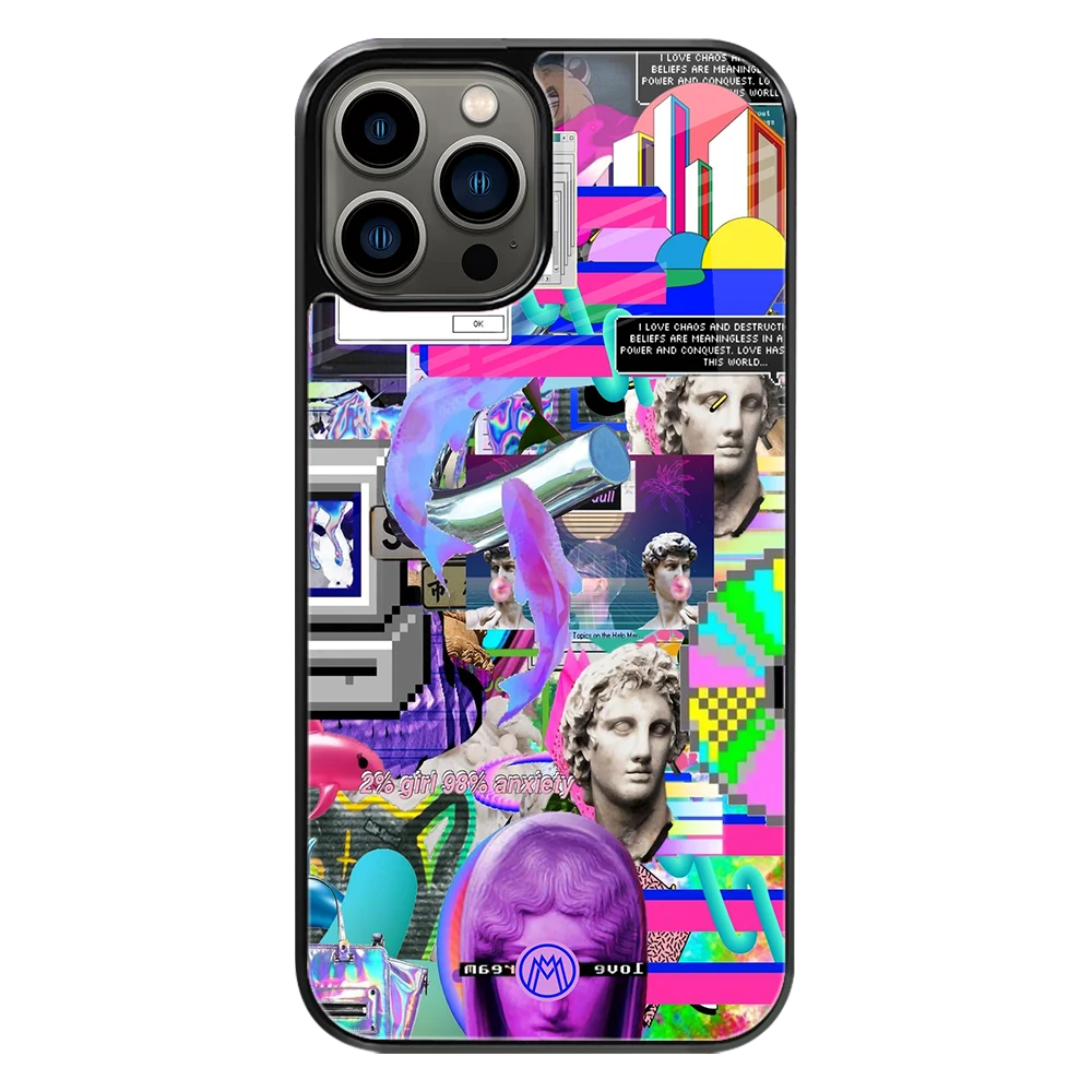 Premium Glass Back Mobile Phone Cover for iPhone, Samsung, OnePlus, Google Pixel, Redmi, Oppo, Vivo & Realme