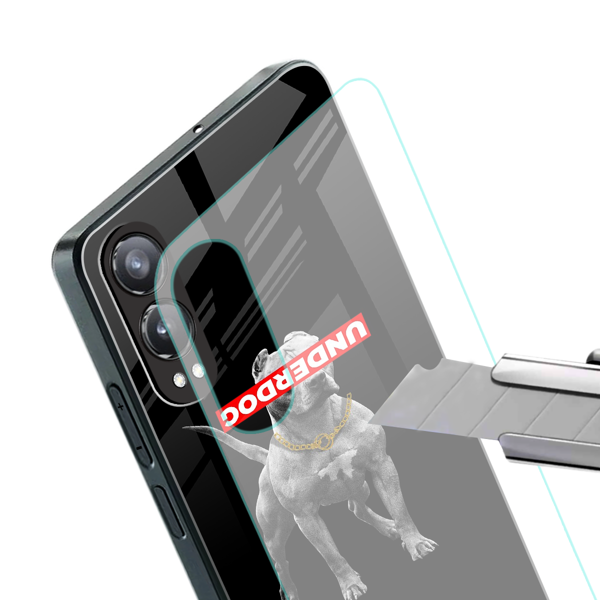 underdog back phone cover | glass case for oneplus nord ce 4 lite