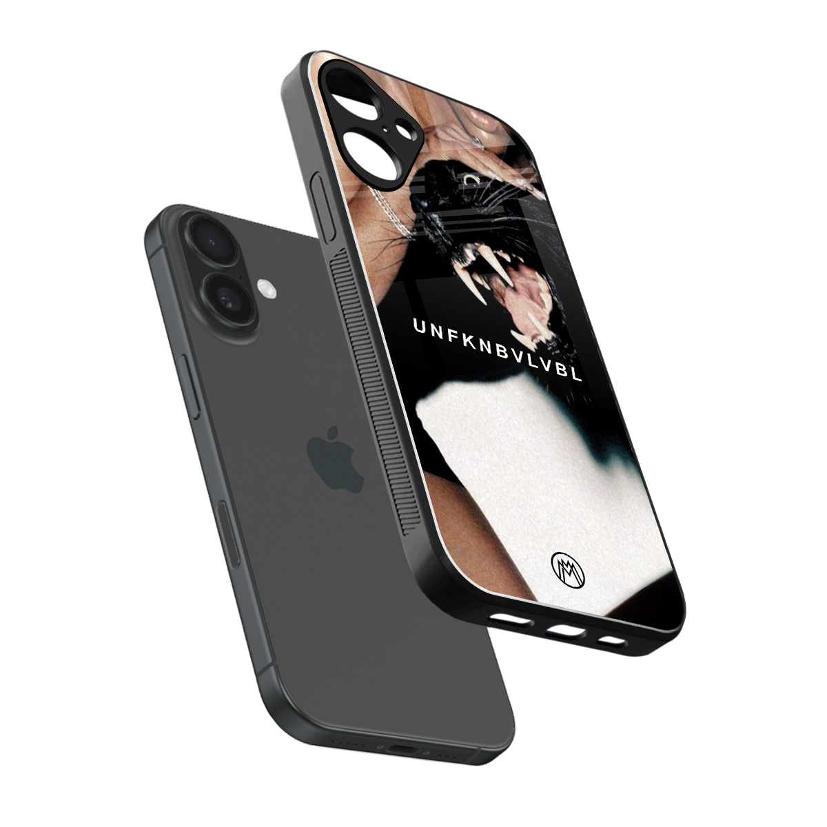 unfknbvlvbl back phone cover | glass case for iphone 16 plus
