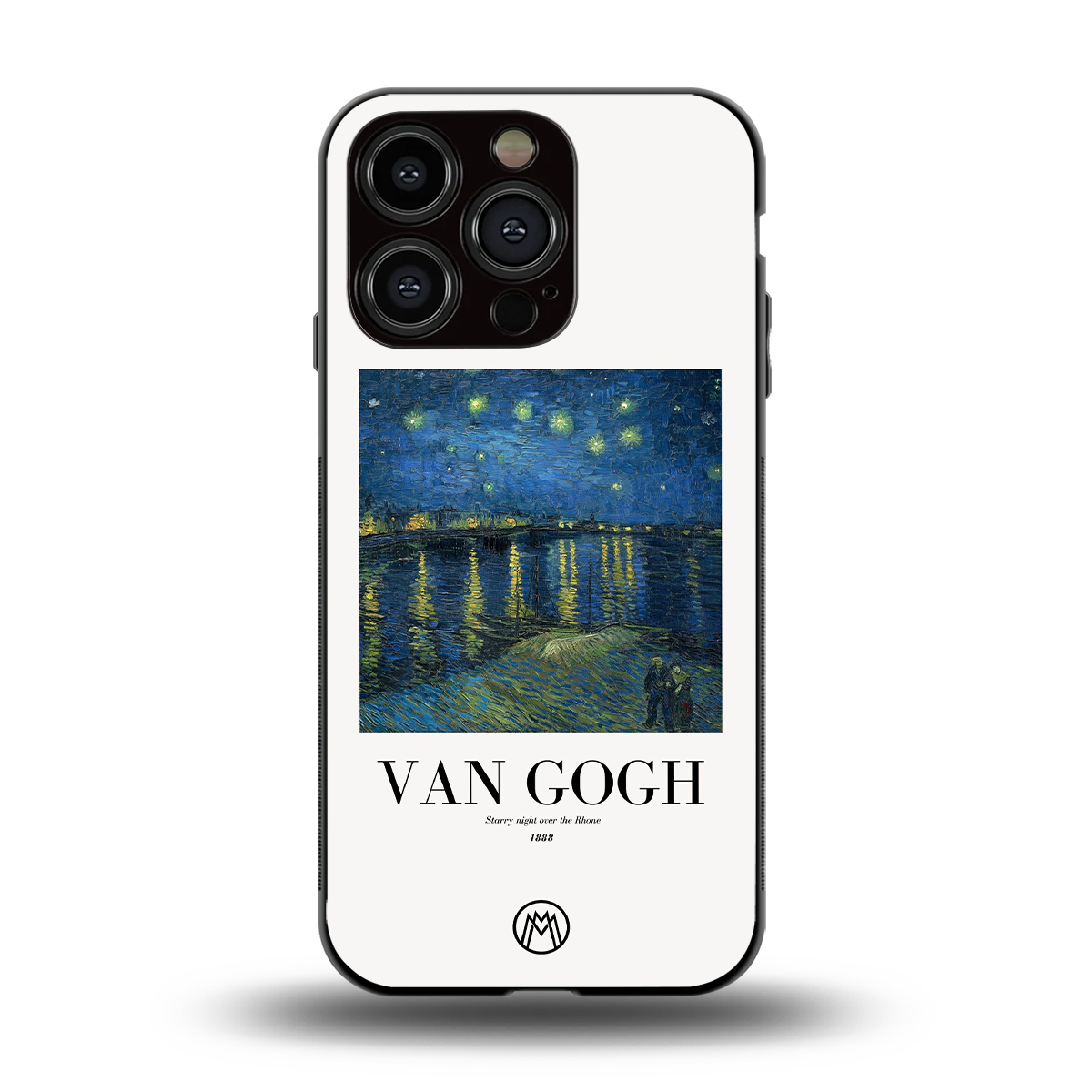 van gogh 1888 back phone cover | glass case for iphone 14 pro