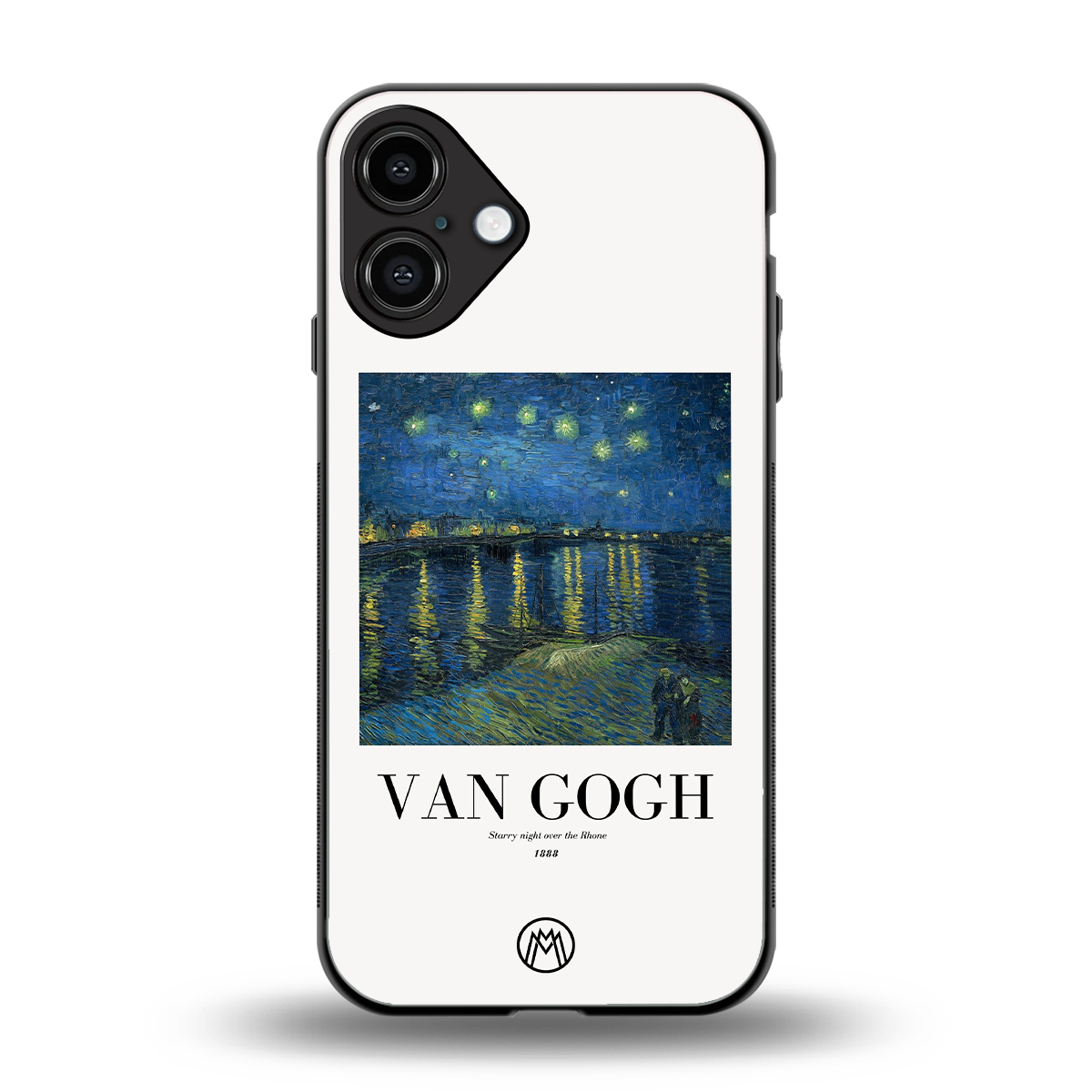 van gogh 1888 back phone cover | glass case for iphone 16 plus