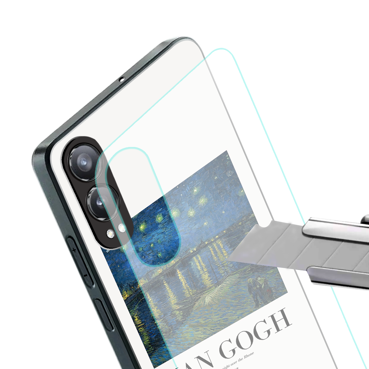 van gogh 1888 back phone cover | glass case for oneplus nord ce 4 lite