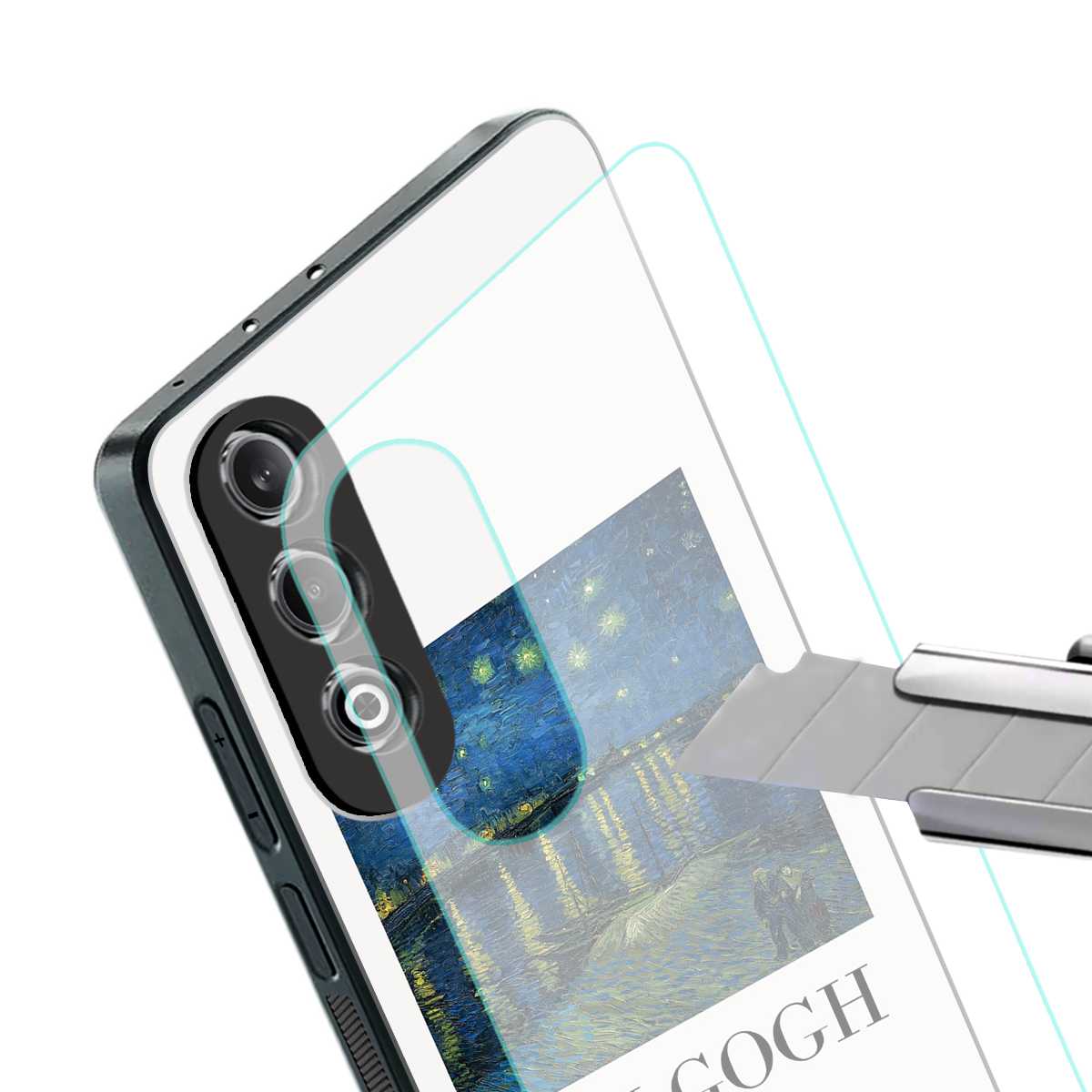 van gogh 1888 back phone cover | glass case for oneplus nord ce 4