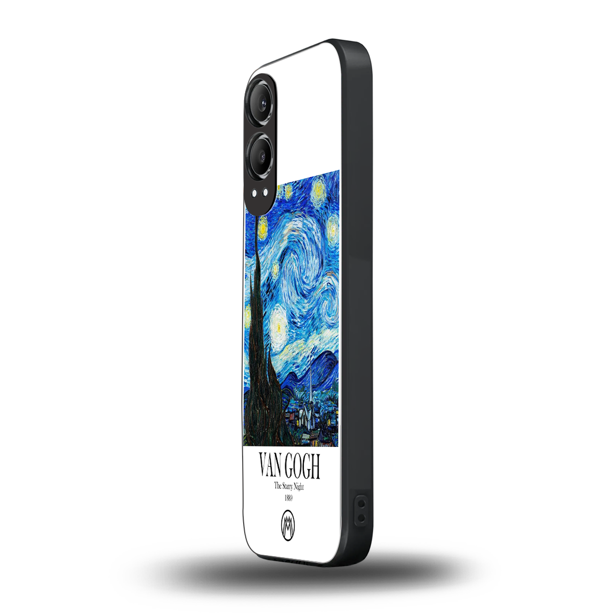 van gogh starry night back phone cover | glass case for oneplus nord ce 4 lite