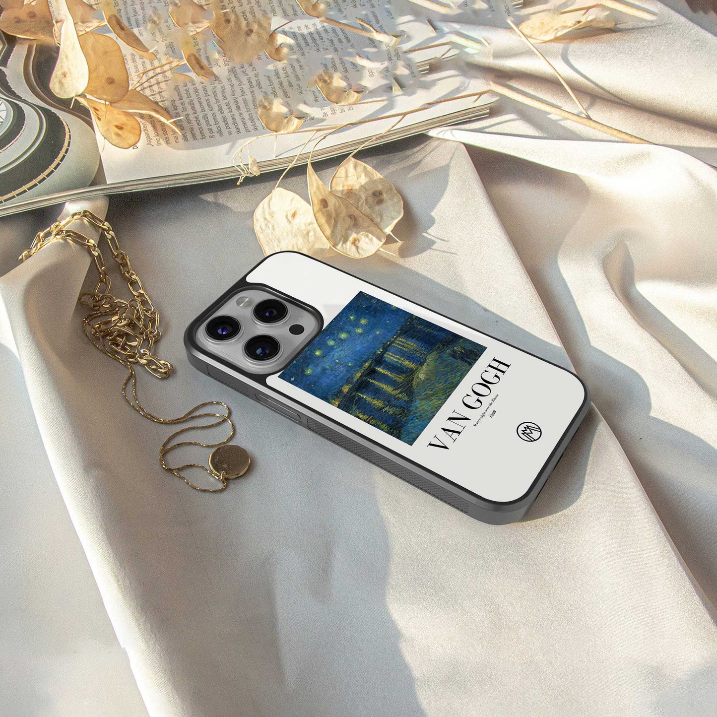 van gogh 1888 back phone cover | glass case for iphone 13 mini