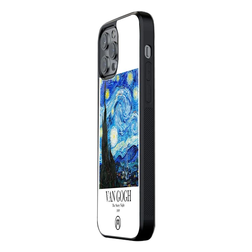 Slim Glass Back Phone Case for Multiple Brands โ iPhone, Samsung, Redmi, OnePlus, Oppo, Vivo