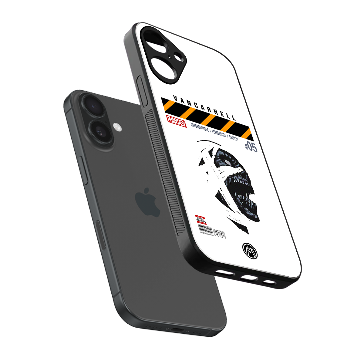 vancarhell phantasy back phone cover | glass case for iphone 16 plus