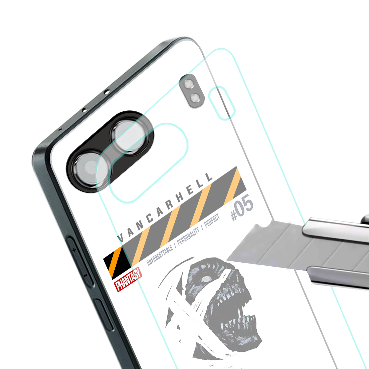 vancarhell phantasy back phone cover | glass case for oneplus nord 4