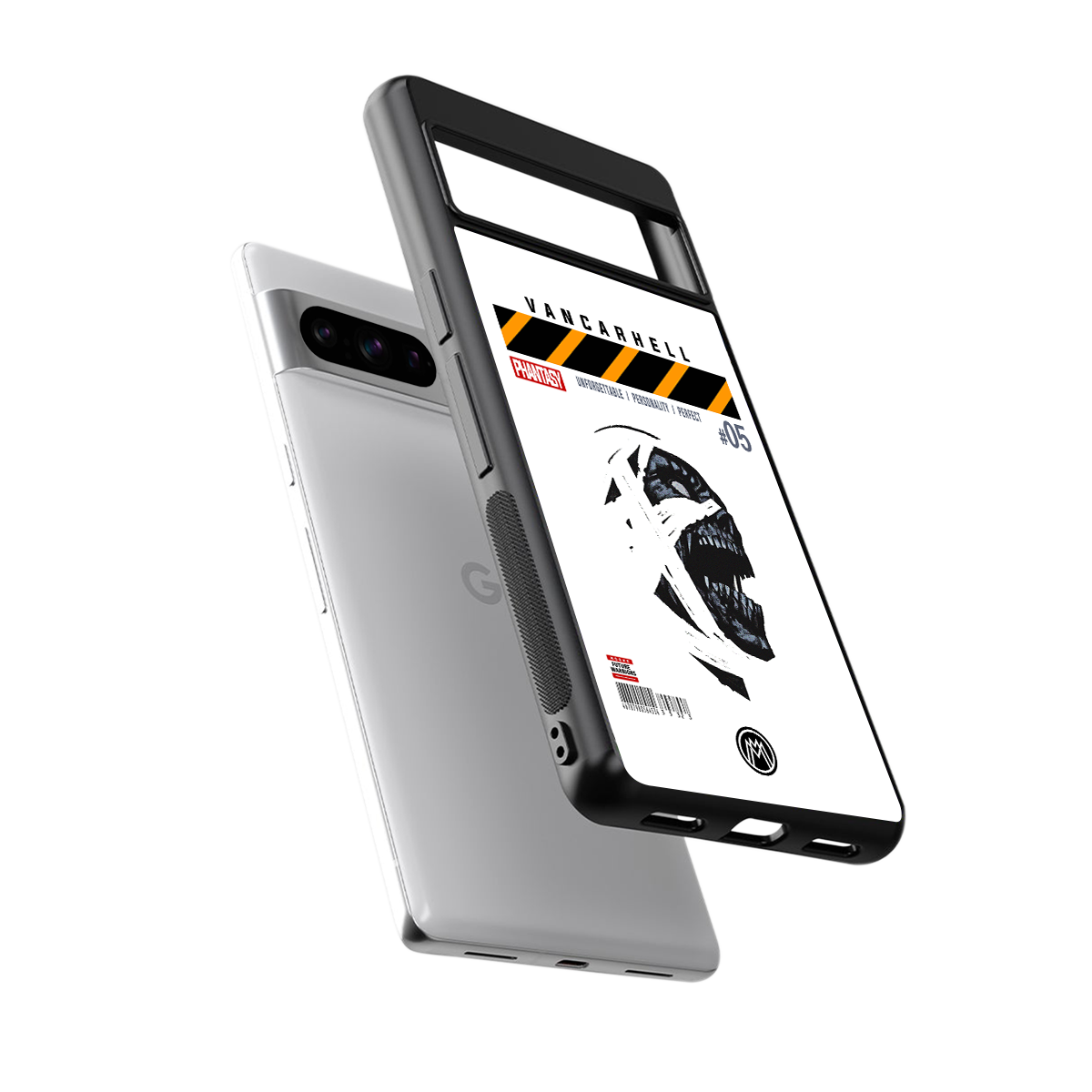vancarhell phantasy back phone cover | glass case for google pixel 8 pro