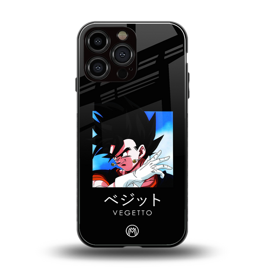 vegetto dragon ball z anime back phone cover | glass case for iphone 14 pro max