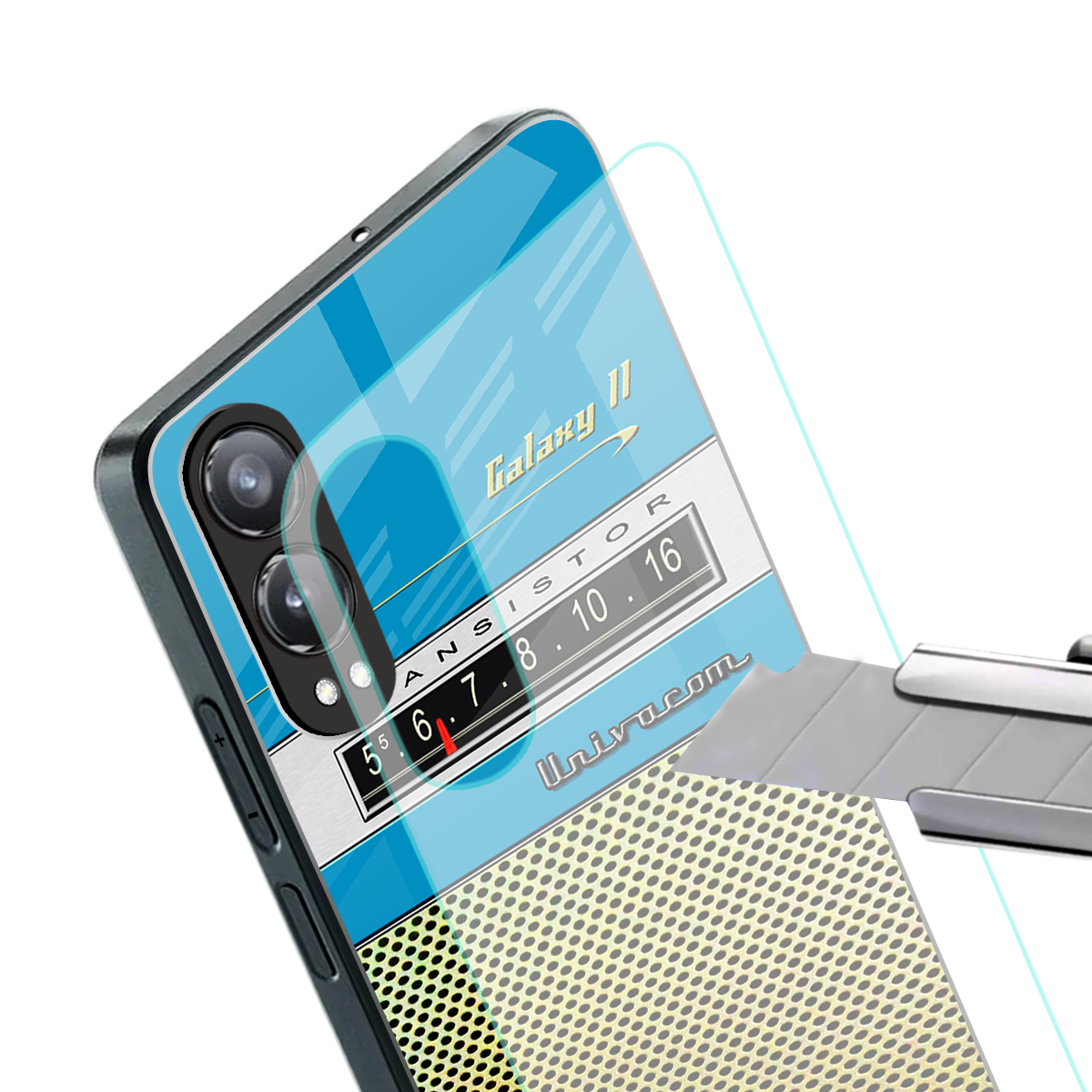 vintage radio back phone cover | glass case for oneplus nord ce 4 lite