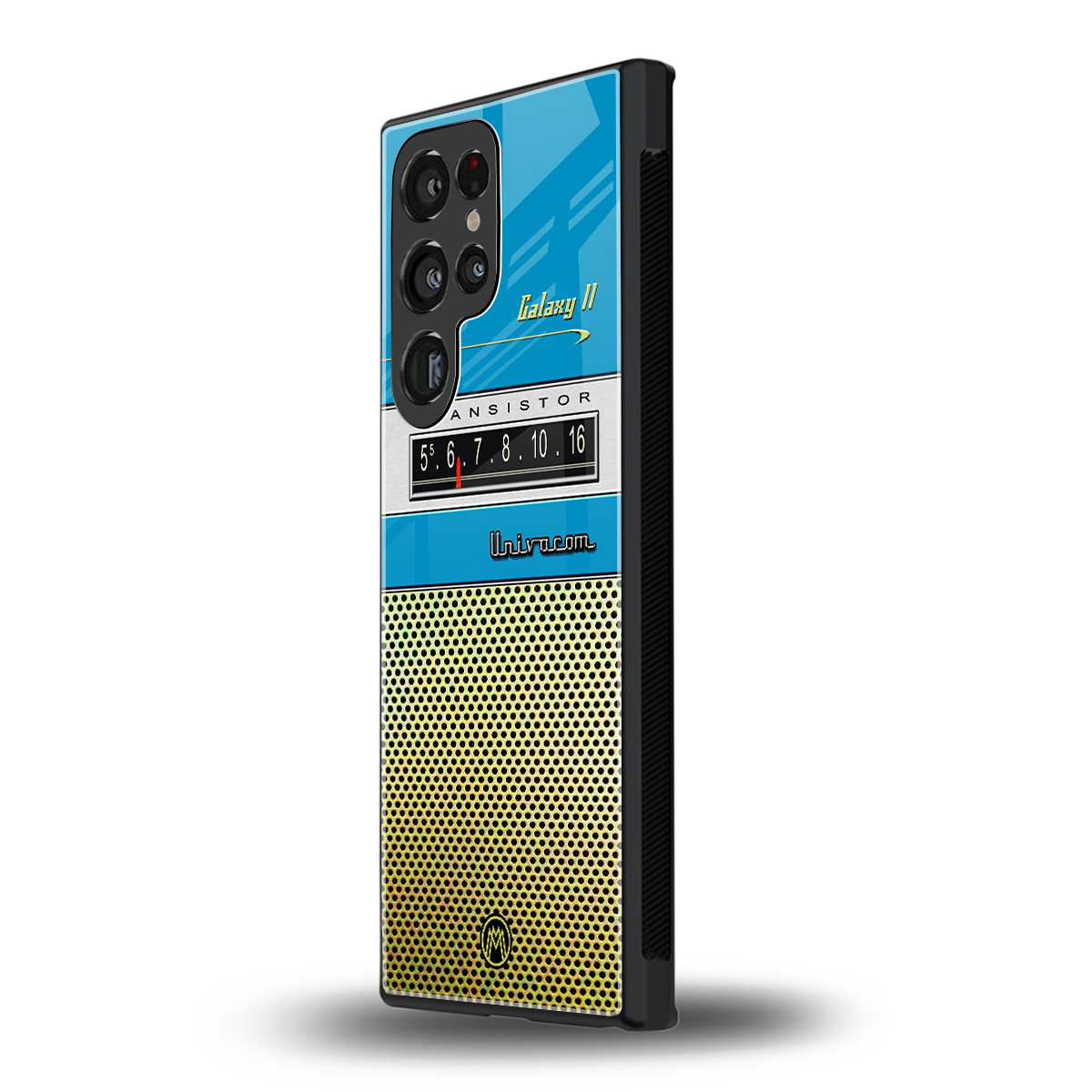 vintage radio back phone cover | glass case for samsung galaxy s24 ultra