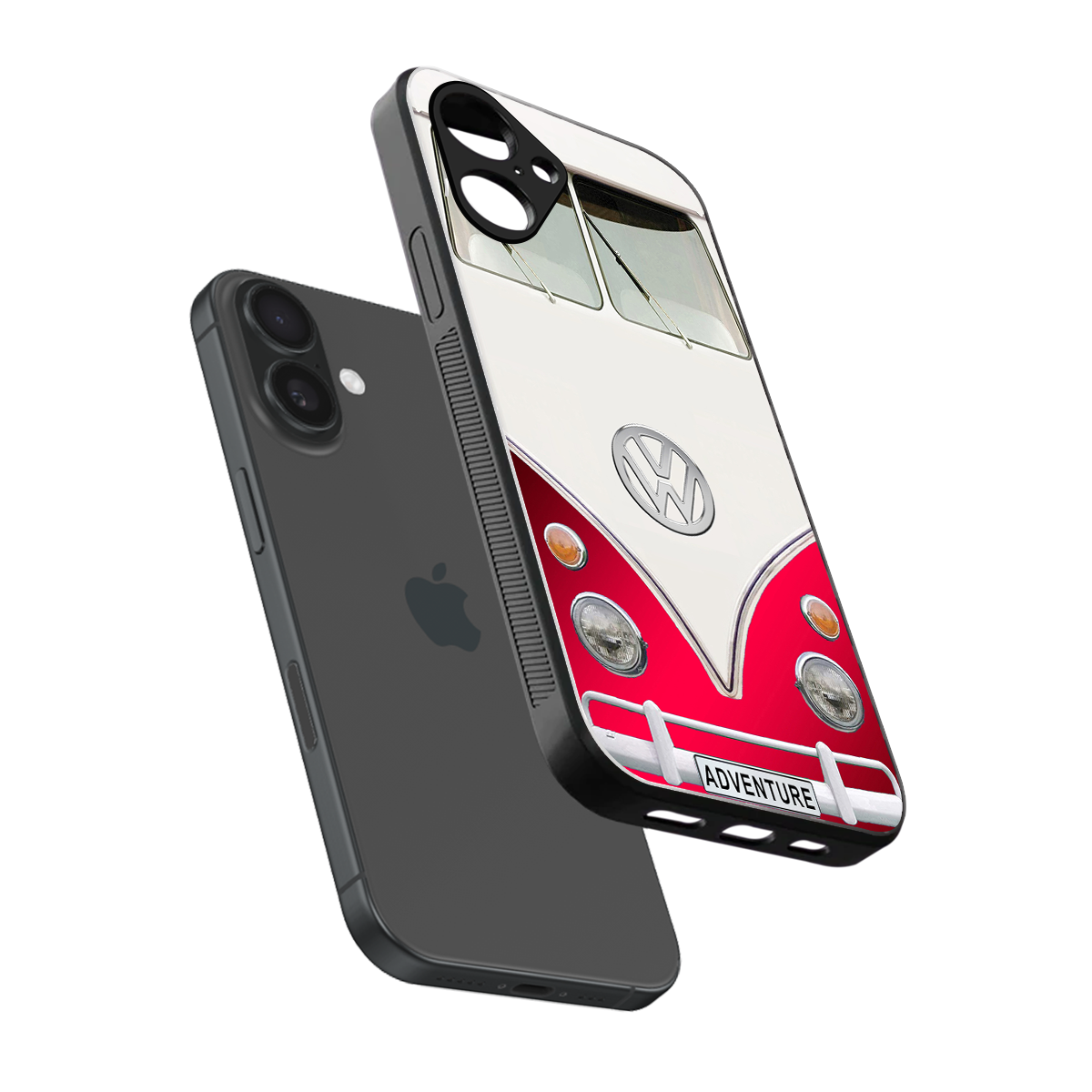 vintage volkswagen back phone cover | glass case for iphone 16