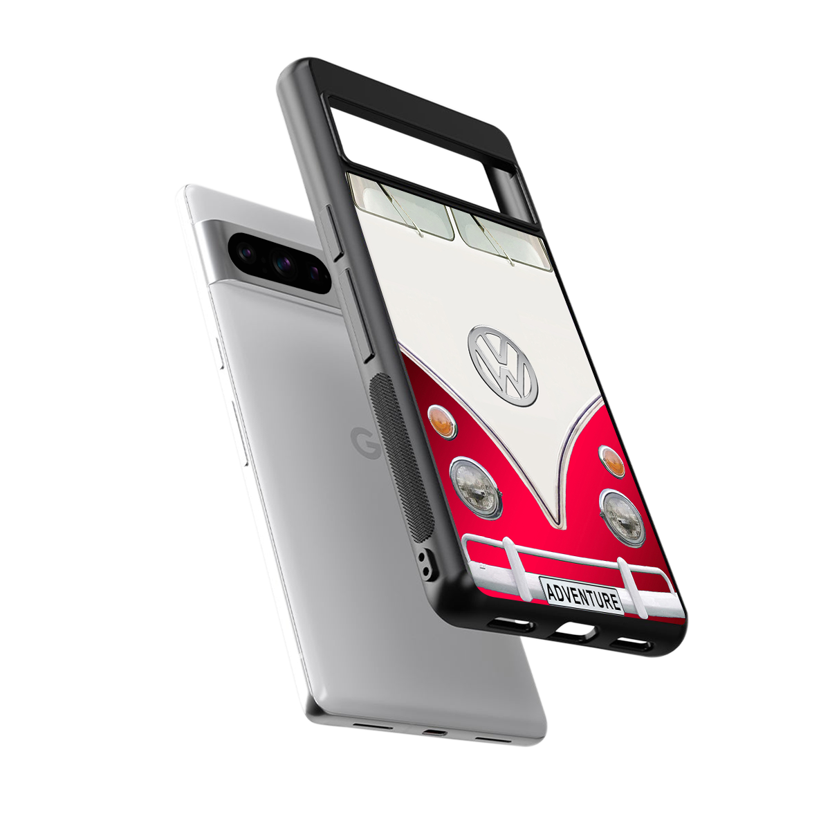 vintage volkswagen back phone cover | glass case for google pixel 8 pro
